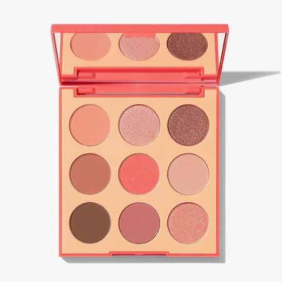 NIB Morphe 9E Pretty In Peach Eyeshadow Palette - Picture 1 of 9